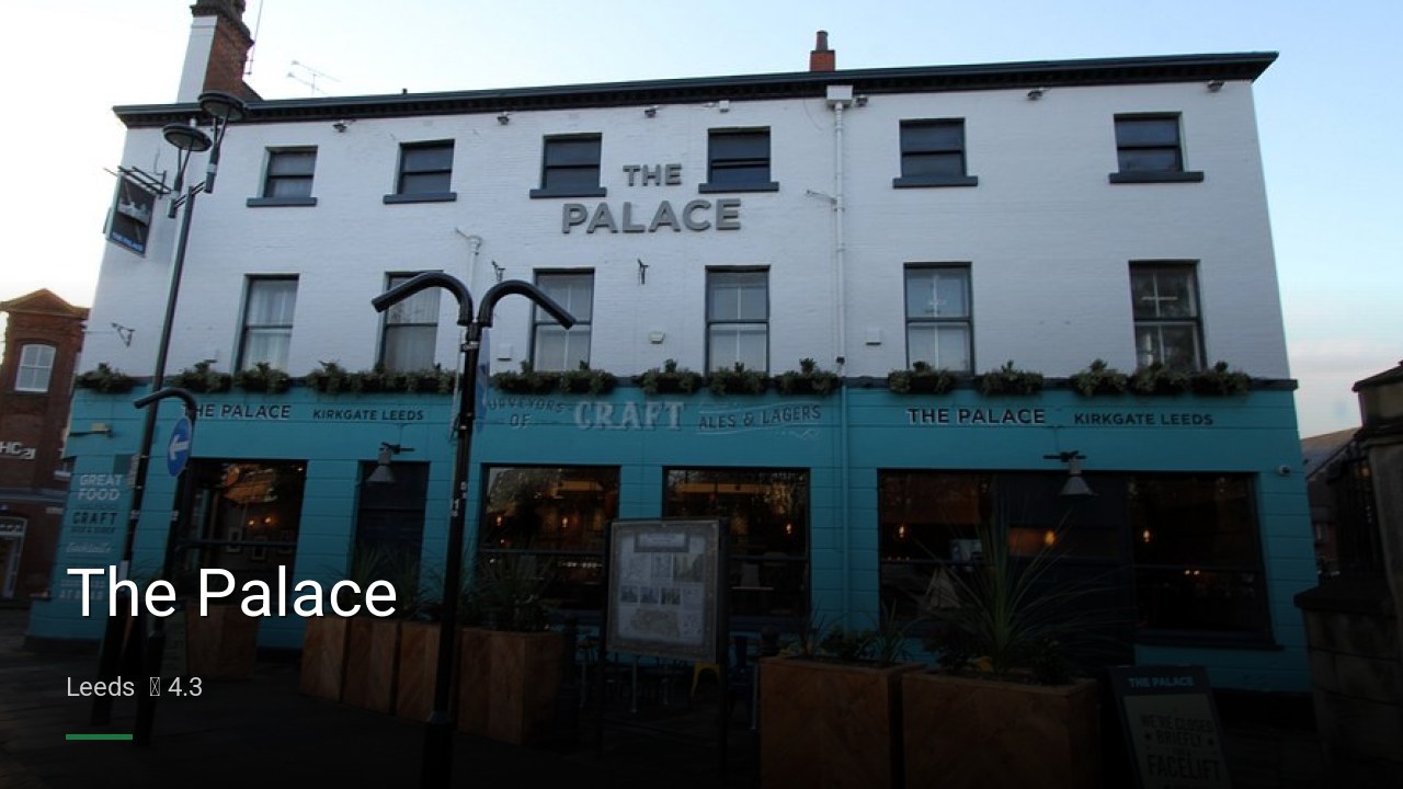 The Palace - Sports Bars in Leeds