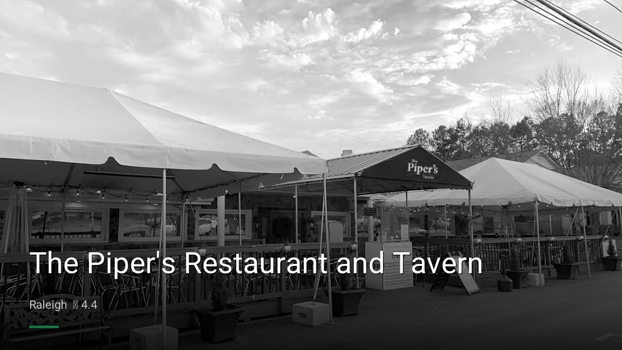 The Piper's Restaurant and Tavern - Sports Bars in Raleigh