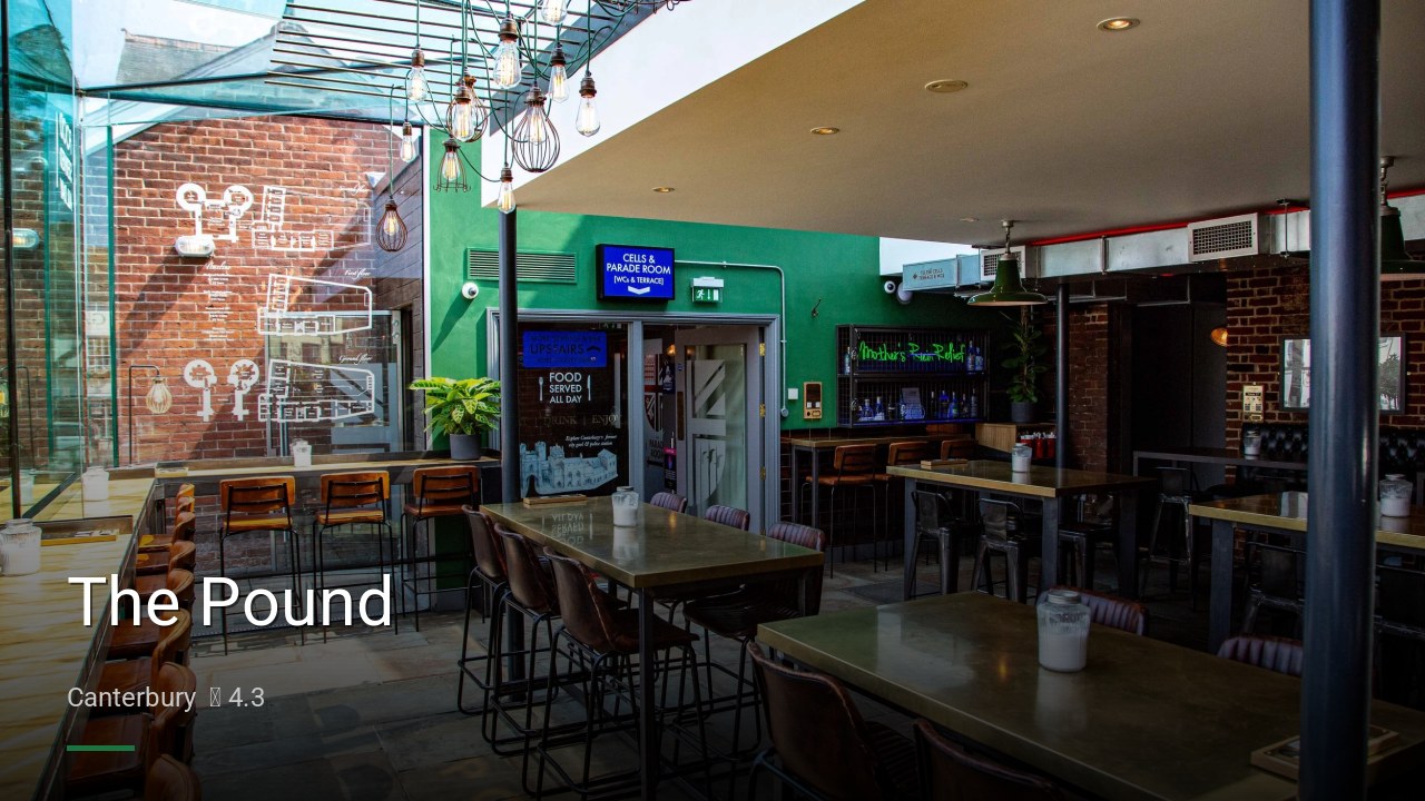 The Pound - Sports Bars in Canterbury
