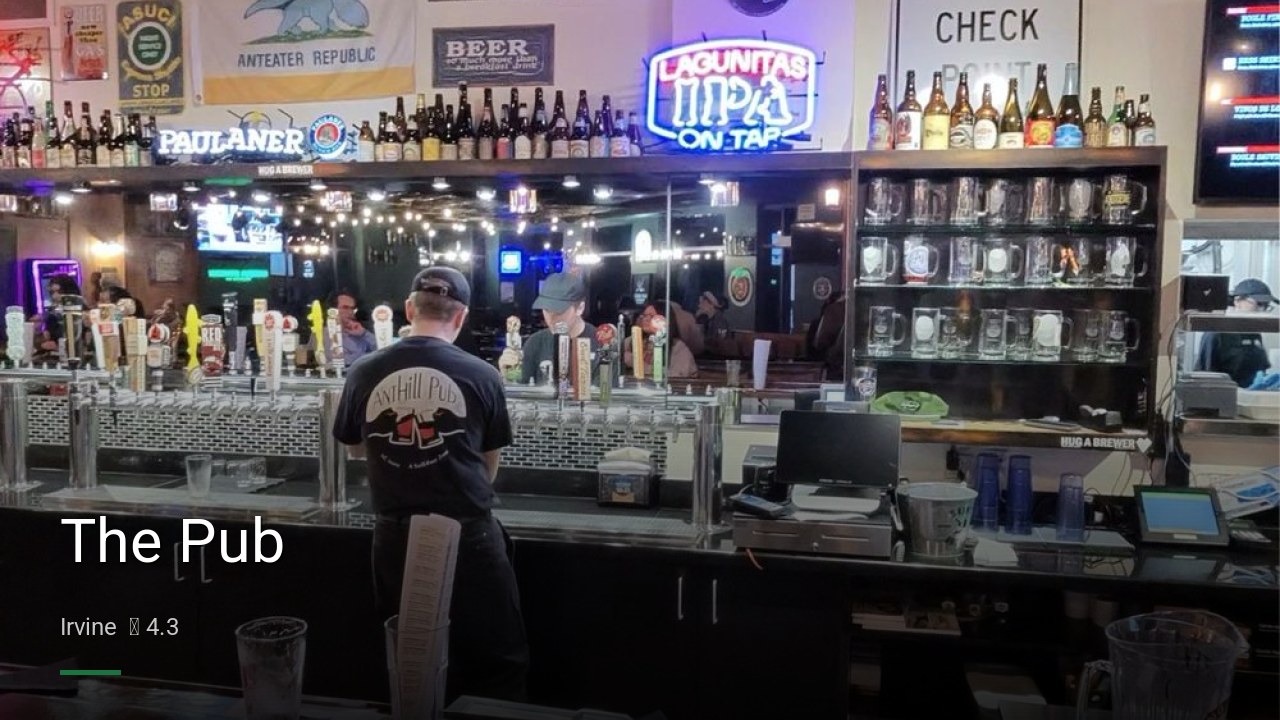 The Pub - Sports Bars in Irvine