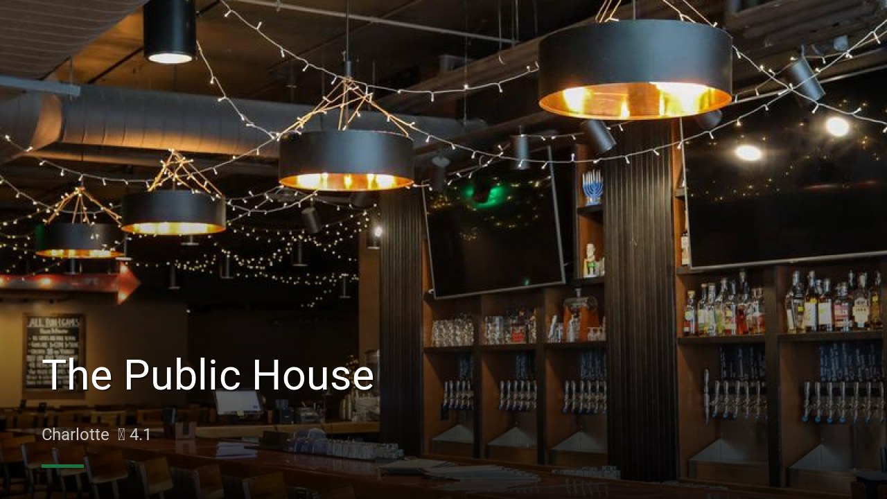 The Public House - Sports Bars in Charlotte