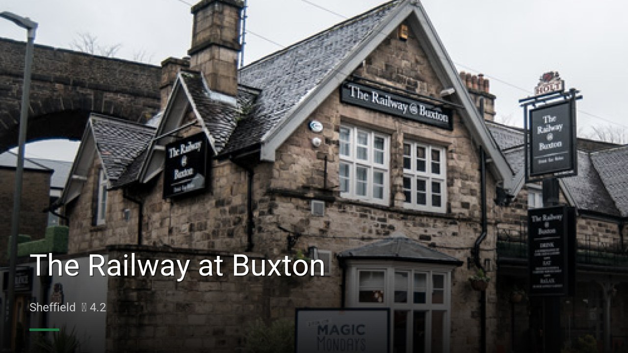 The Railway at Buxton - Sports Bars in Sheffield