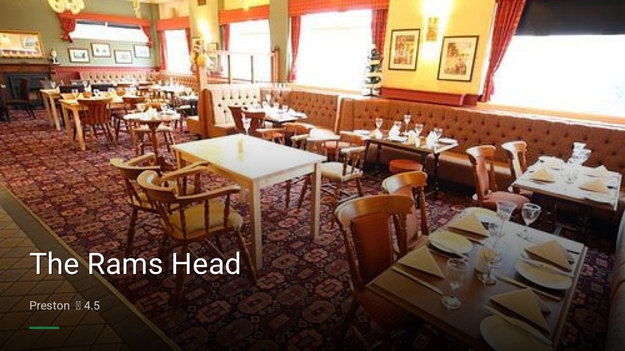 The Rams Head - Sports Bars in Preston