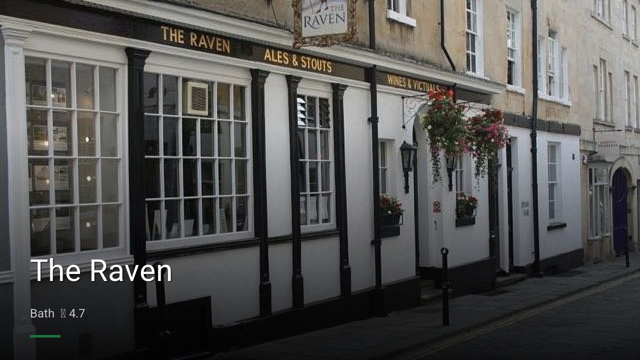 The Raven - Sports Bars in Bath