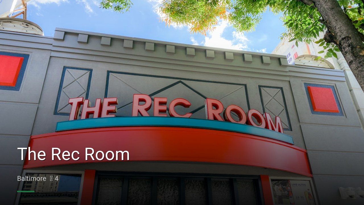 The Rec Room - Sports Bars in Baltimore