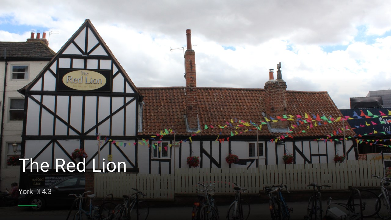 The Red Lion - Sports Bars in York