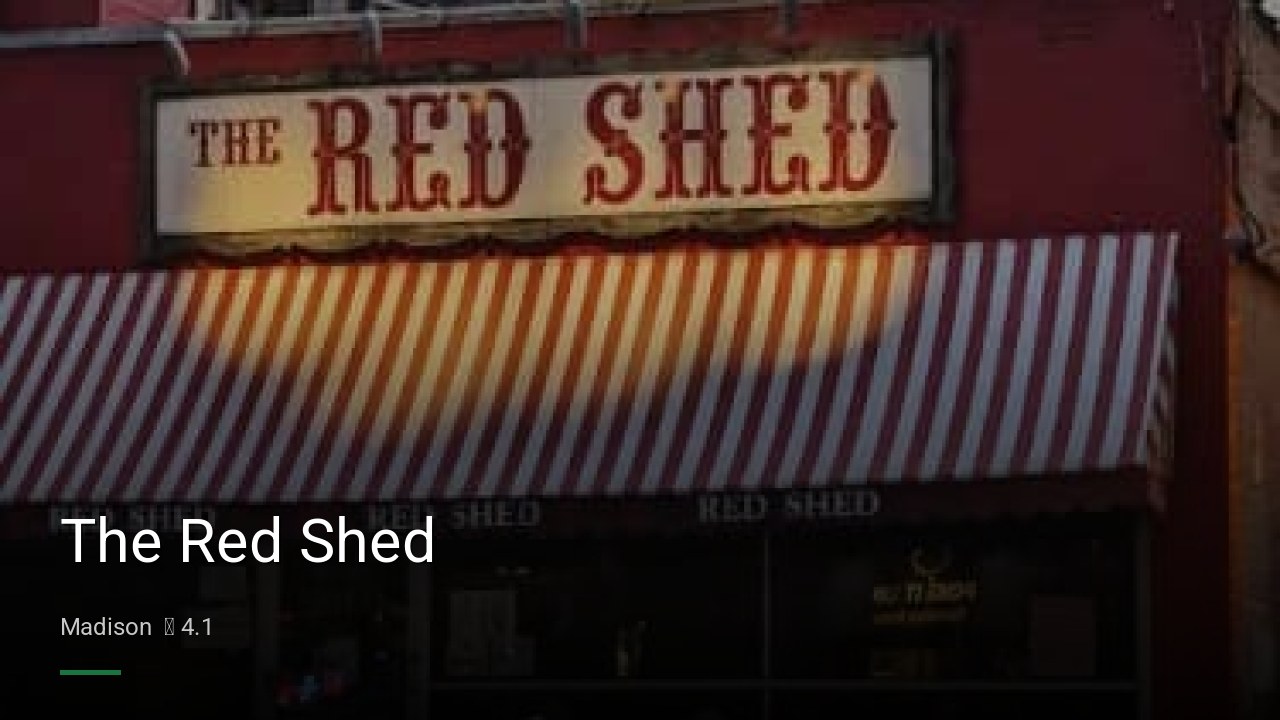 The Red Shed - Sports Bars in Madison