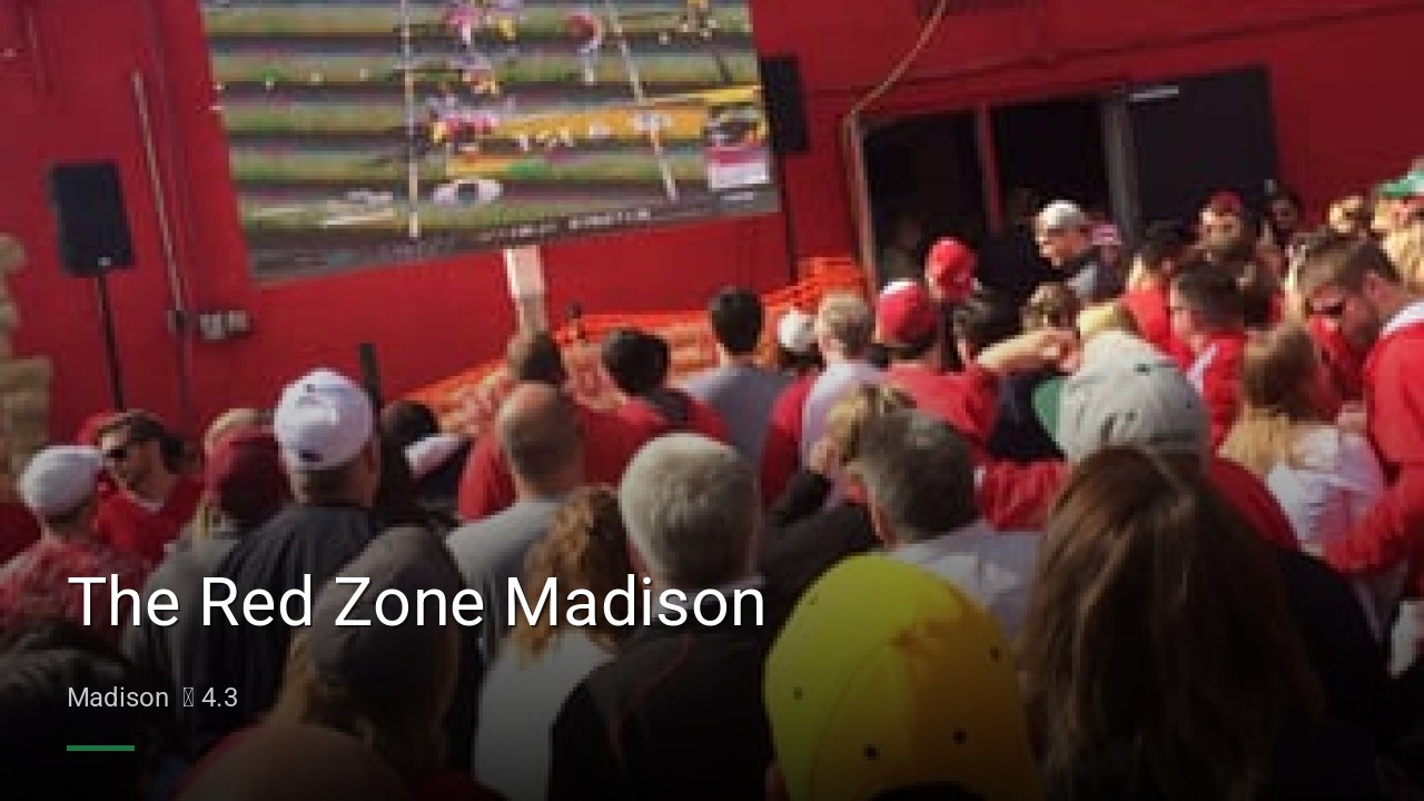 The Red Zone Madison - Sports Bars in Madison