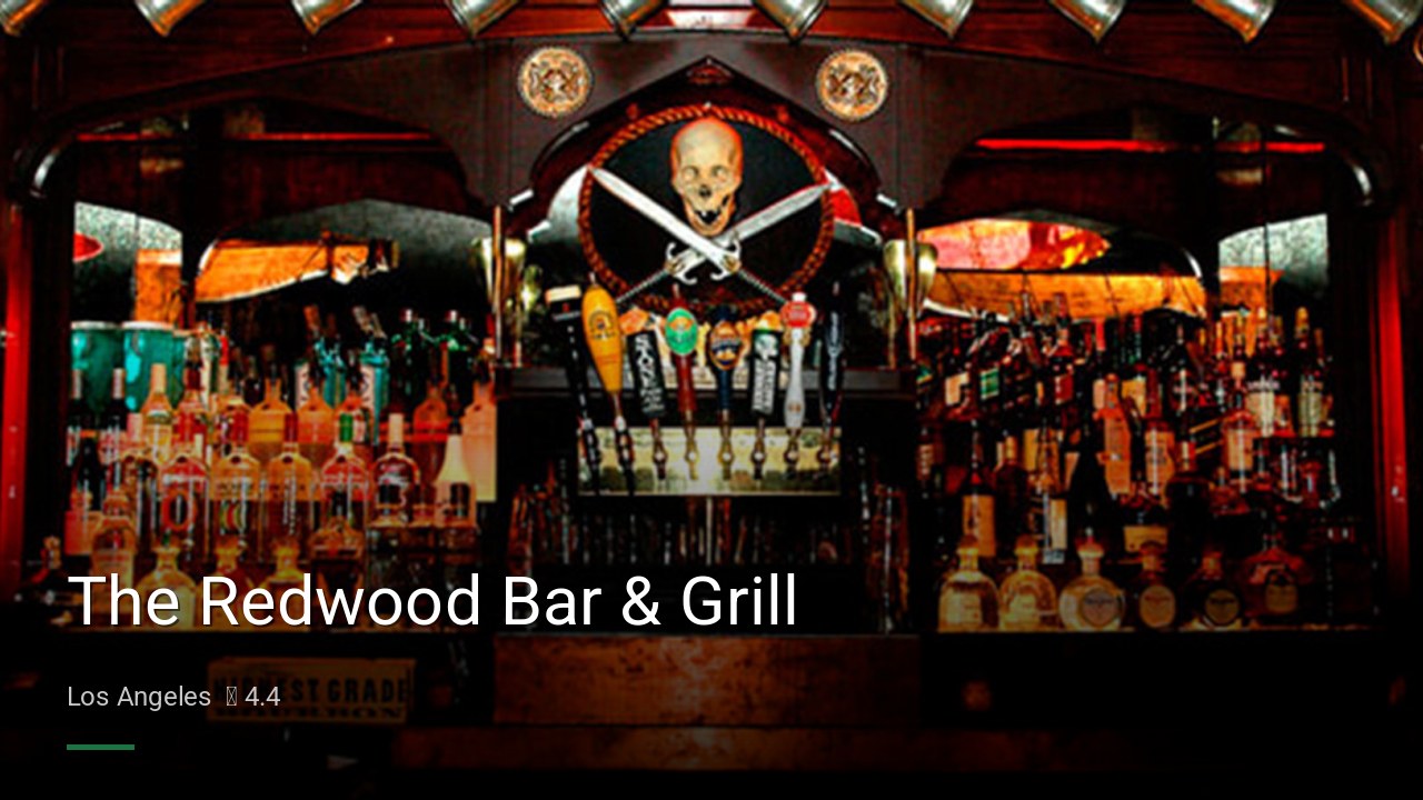 The Redwood Bar & Grill - Sports Bars in Los Angeles