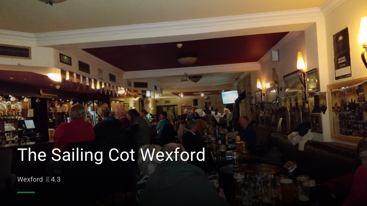 The Sailing Cot Wexford - Sports Bars in Wexford