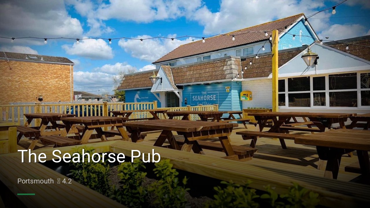 The Seahorse Pub - Sports Bars in Portsmouth