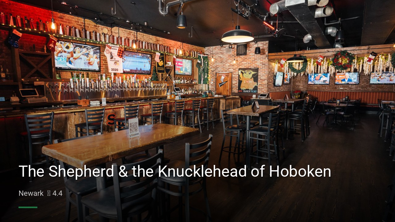 The Shepherd & the Knucklehead of Hoboken - Sports Bars in Newark