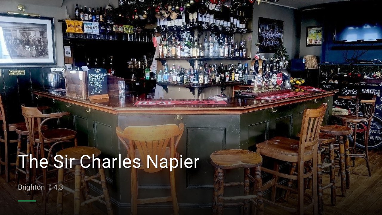 The Sir Charles Napier - Sports Bars in Brighton