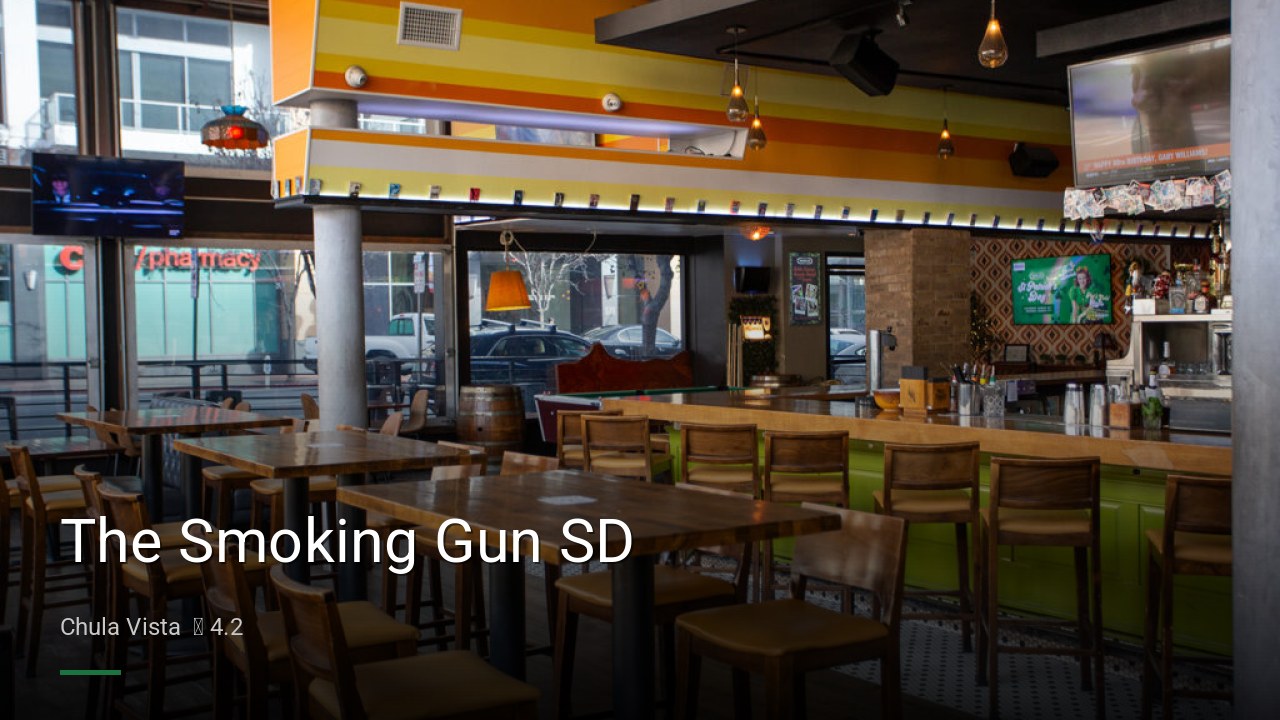 The Smoking Gun SD - Sports Bars in Chula Vista