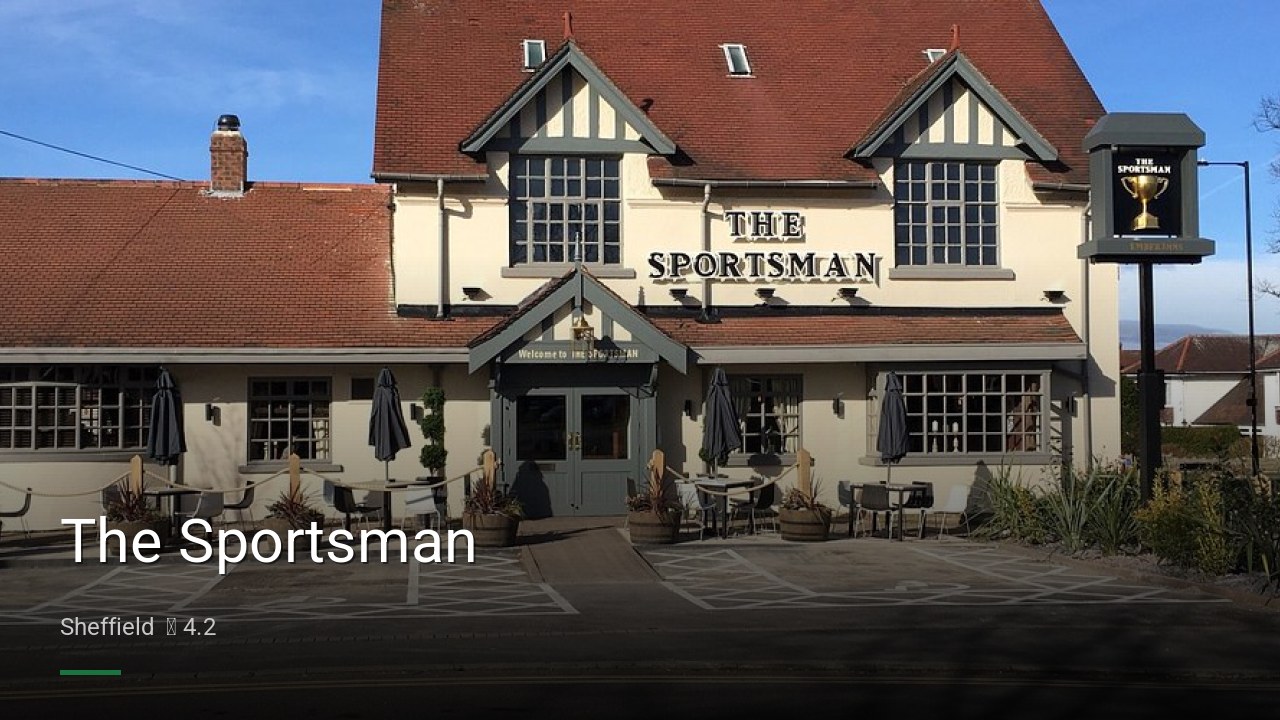 The Sportsman - Sports Bars in Sheffield