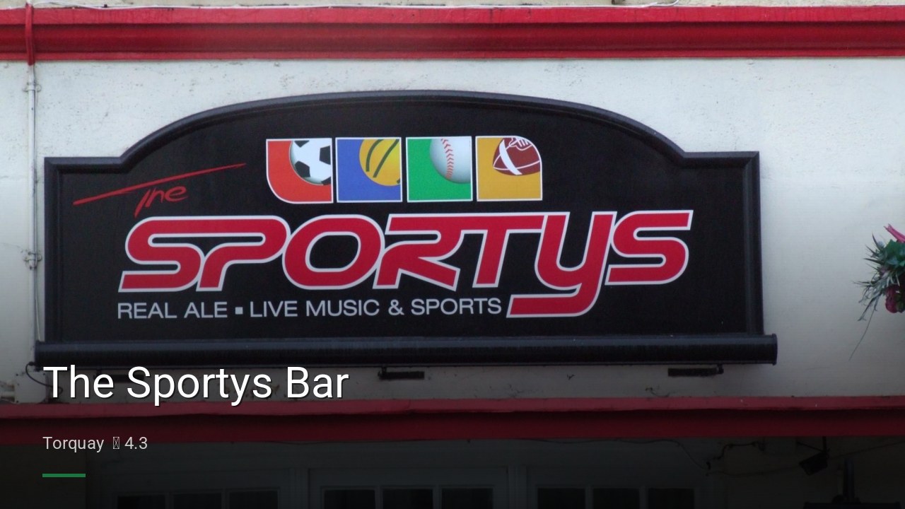 The Sportys Bar - Sports Bars in Torquay