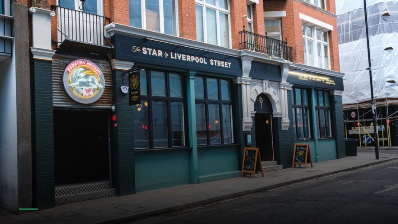 The Star By Liverpool Street - Sports Bars in London