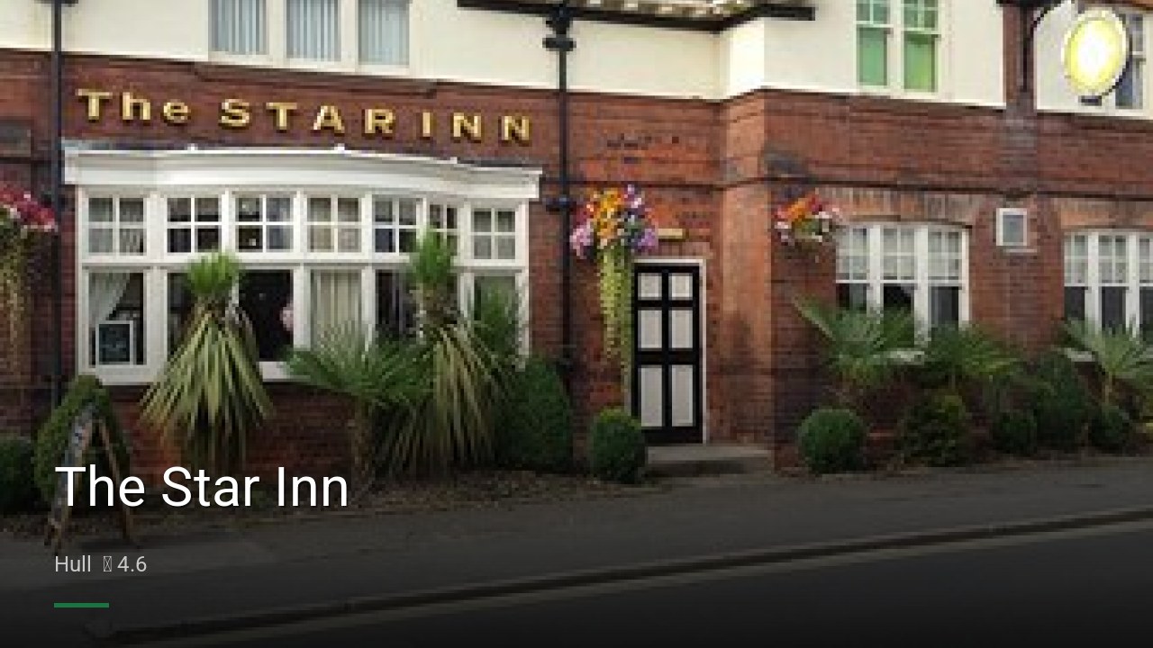 The Star Inn - Sports Bars in Hull