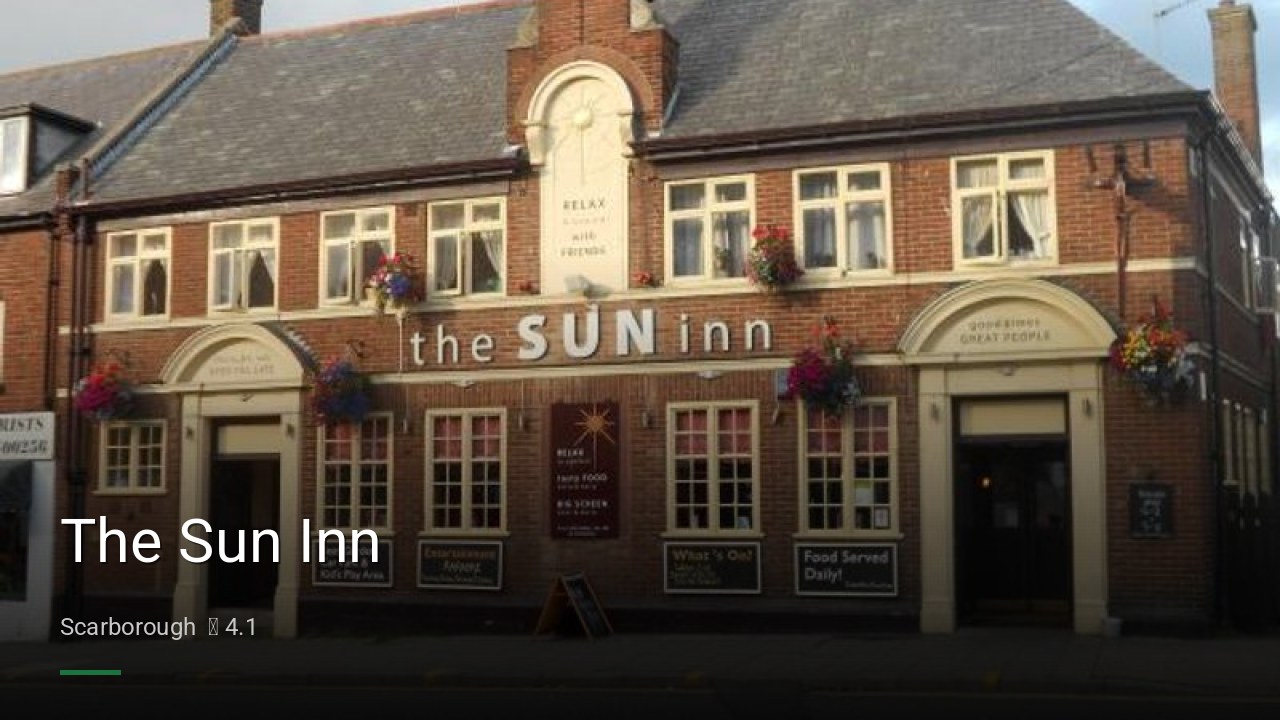 The Sun Inn - Sports Bars in Scarborough