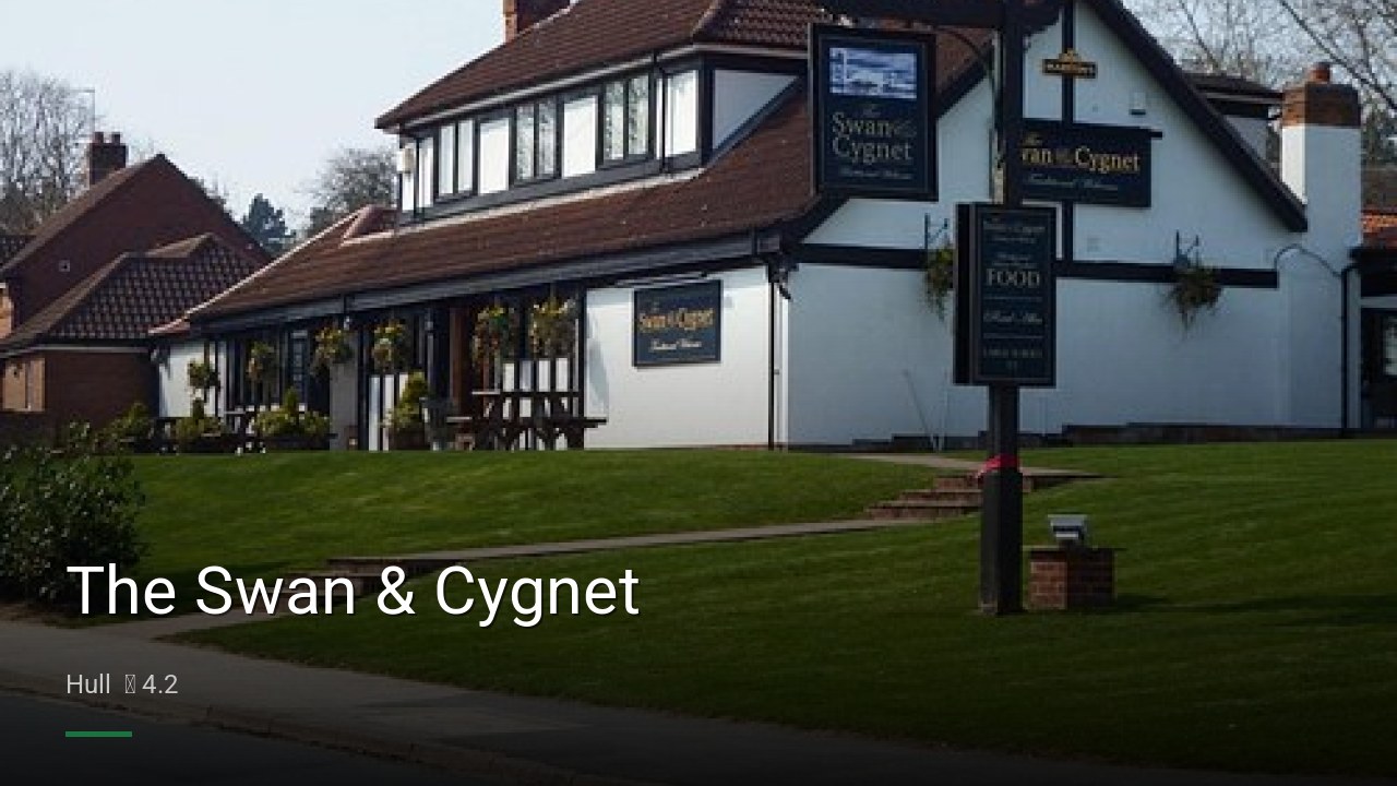 The Swan & Cygnet - Sports Bars in Hull