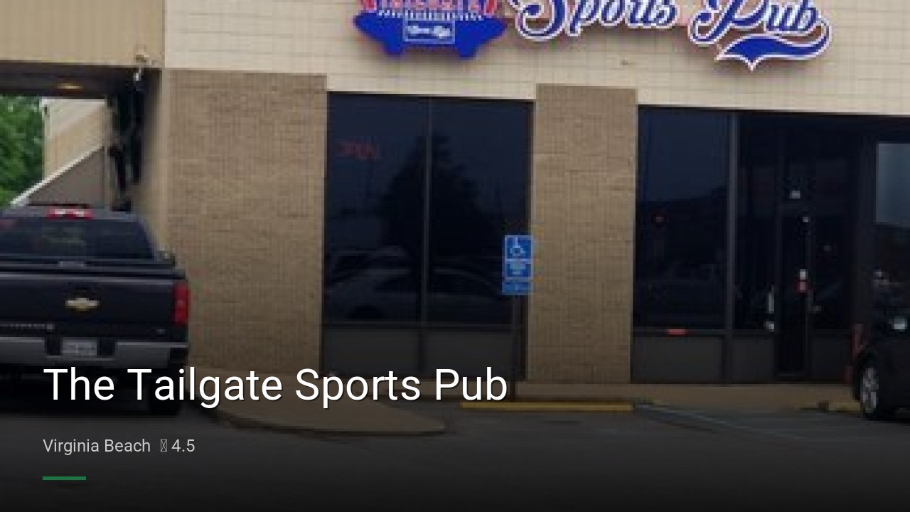 The Tailgate Sports Pub - Sports Bars in Virginia Beach