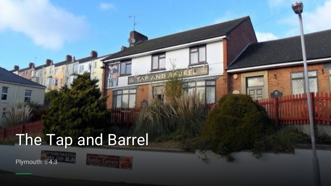 The Tap and Barrel - Sports Bars in Plymouth