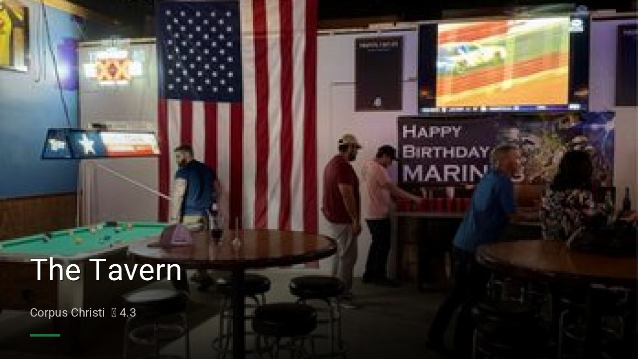 The Tavern - Sports Bars in Corpus Christi