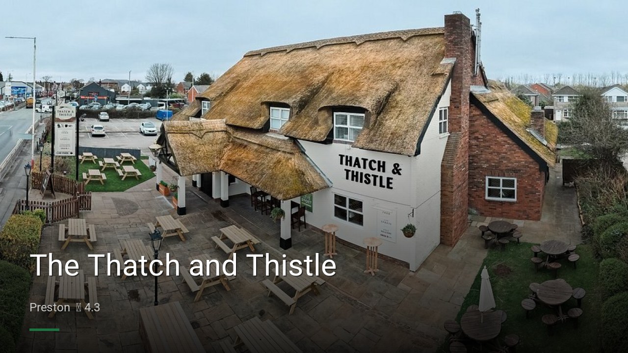 The Thatch and Thistle - Sports Bars in Preston