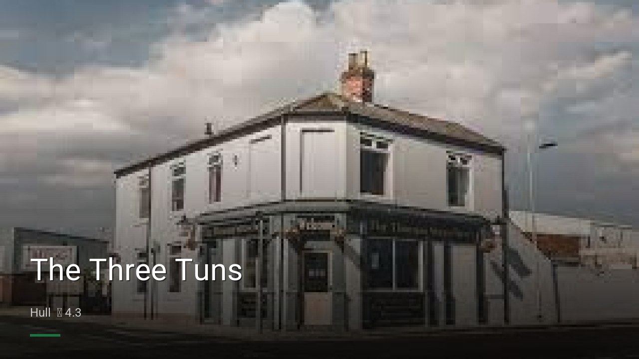 The Three Tuns - Sports Bars in Hull