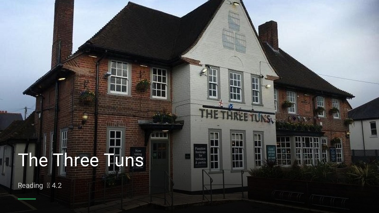 The Three Tuns - Sports Bars in Reading