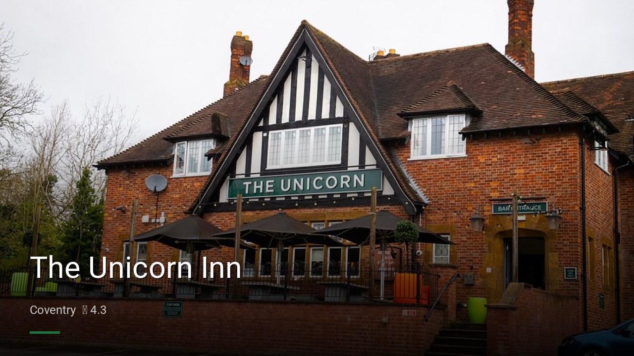The Unicorn Inn - Sports Bars in Coventry