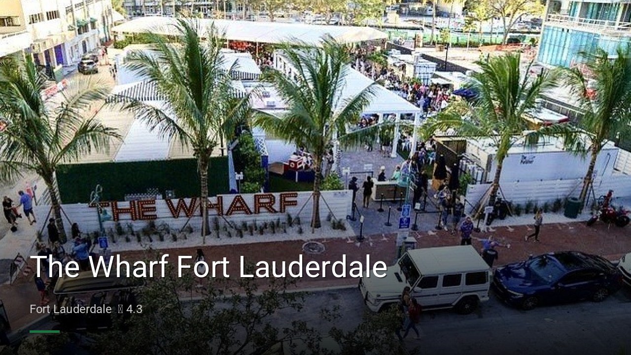 The Wharf Fort Lauderdale - Sports Bars in Fort Lauderdale