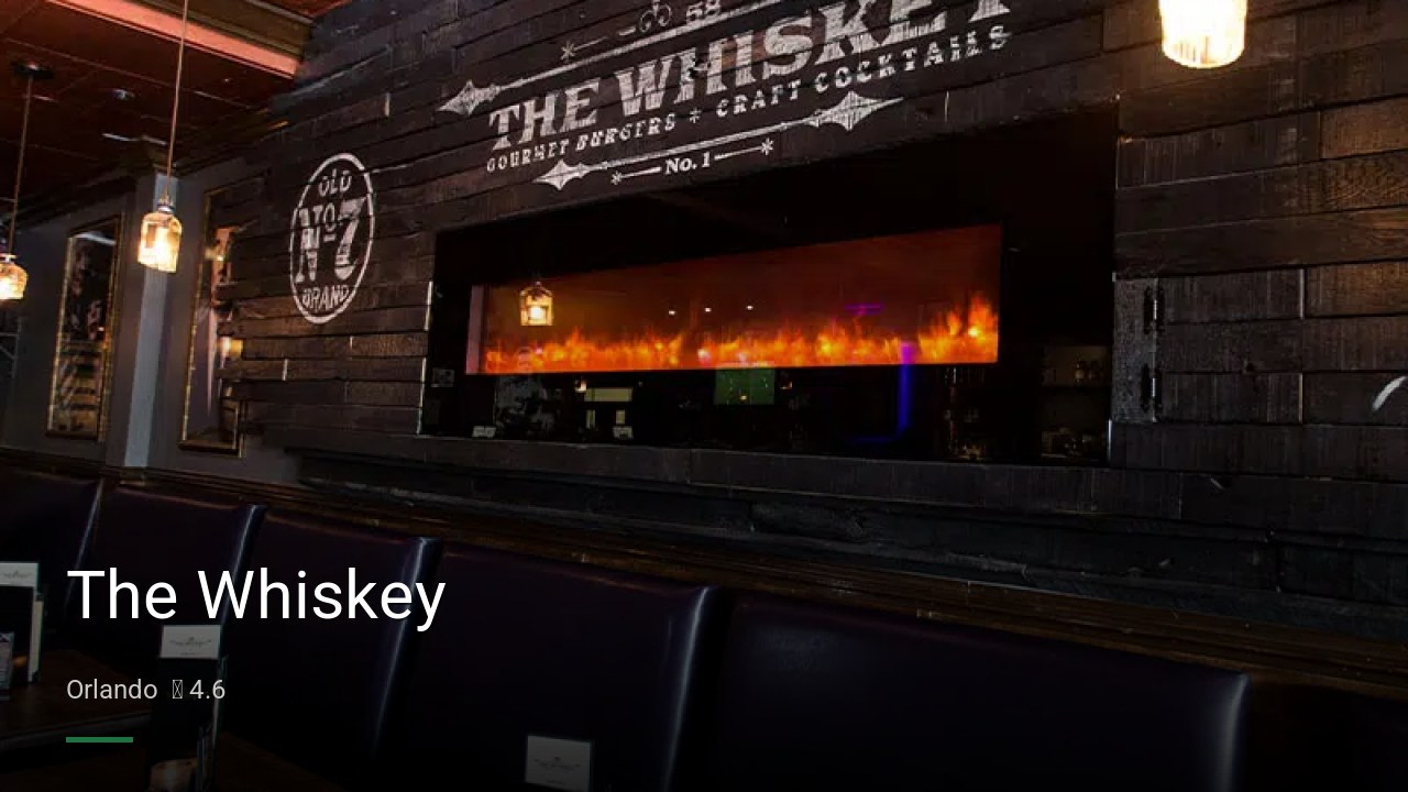 The Whiskey - Sports Bars in Orlando