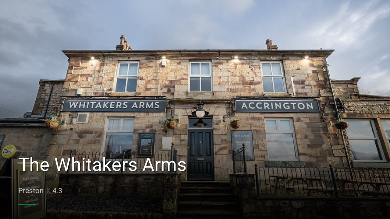 The Whitakers Arms - Sports Bars in Preston