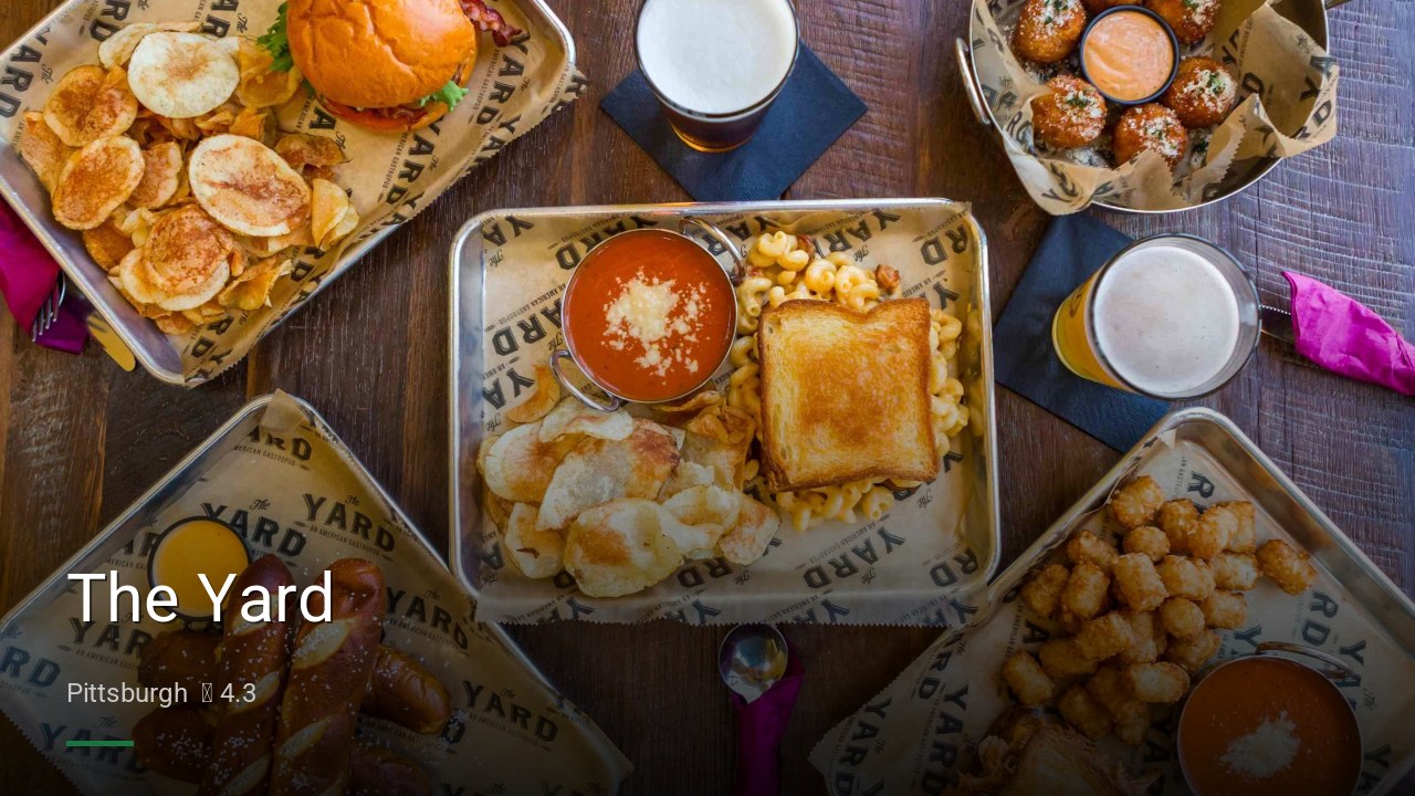 The Yard - Sports Bars in Pittsburgh