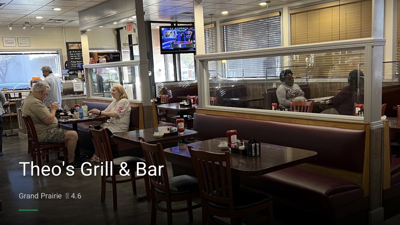Theo's Grill & Bar - Sports Bars in Grand Prairie