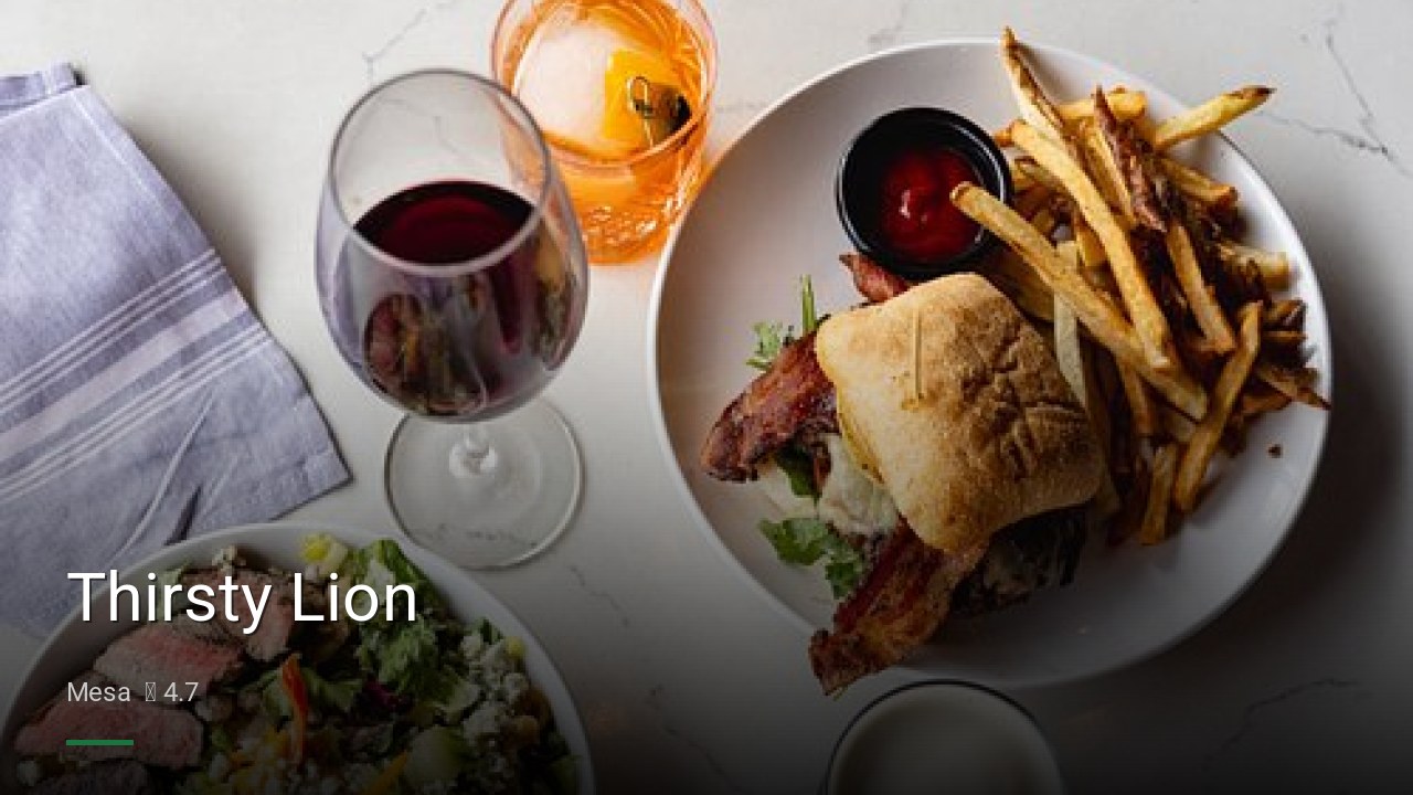 Thirsty Lion - Sports Bars in Mesa