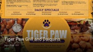 Tiger Paw Grill and Daiquiris — Sports bars in Baton Rouge