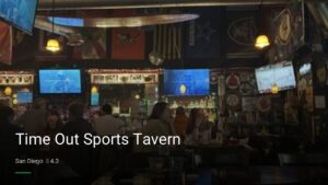 Time Out Sports Tavern — Sports bars in San Diego