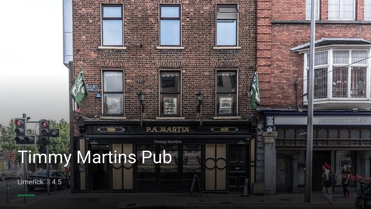 Timmy Martins Pub - Sports Bars in Limerick