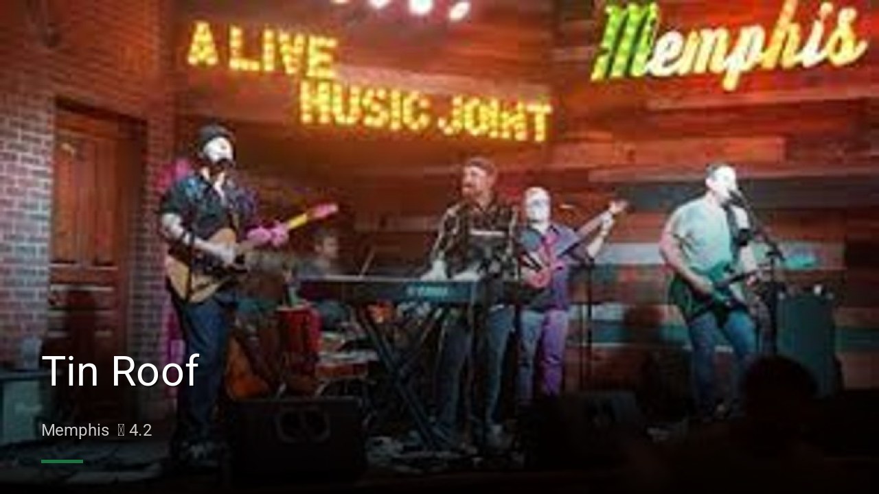 Tin Roof - Sports Bars in Memphis