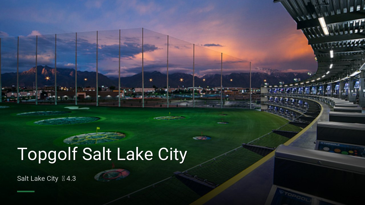 Topgolf Salt Lake City - Sports Bars in Salt Lake City