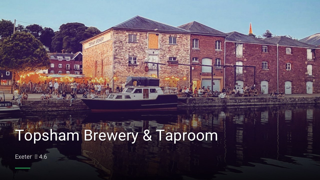 Topsham Brewery & Taproom - Sports Bars in Exeter