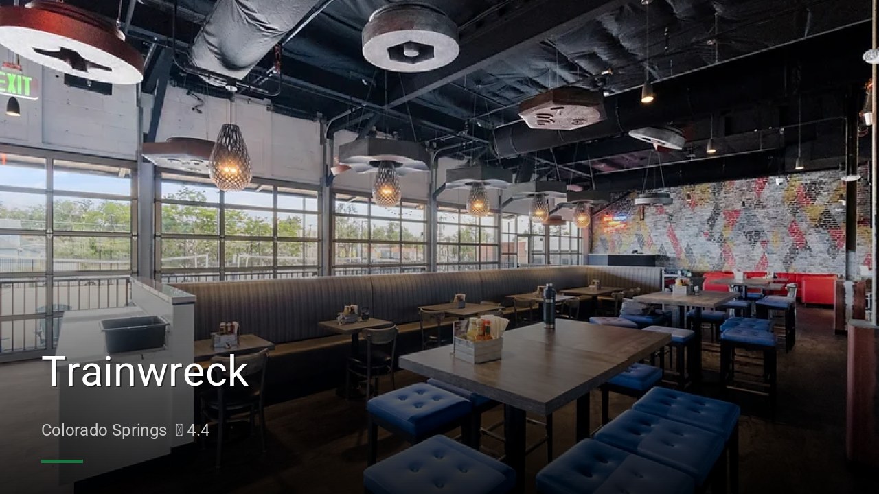 Trainwreck - Sports Bars in Colorado Springs