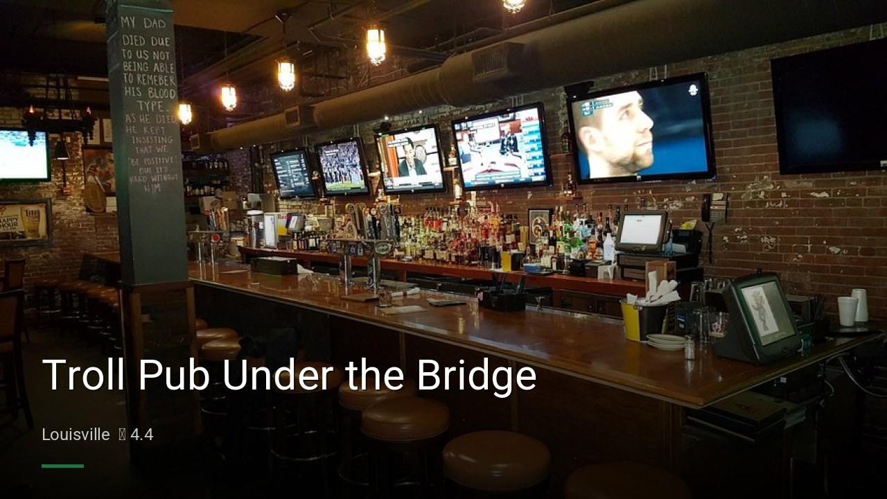 Troll Pub Under the Bridge - Sports Bars in Louisville