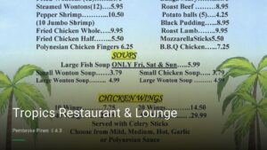 Tropics Restaurant & Lounge — Sports bars in Pembroke Pines