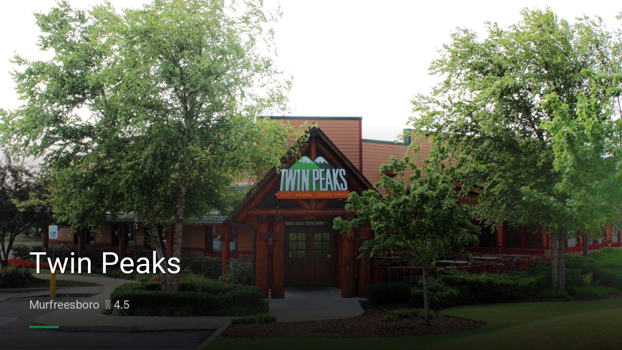 Twin Peaks - Sports Bars in Murfreesboro