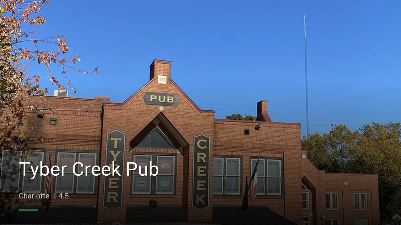Tyber Creek Pub - Sports Bars in Charlotte
