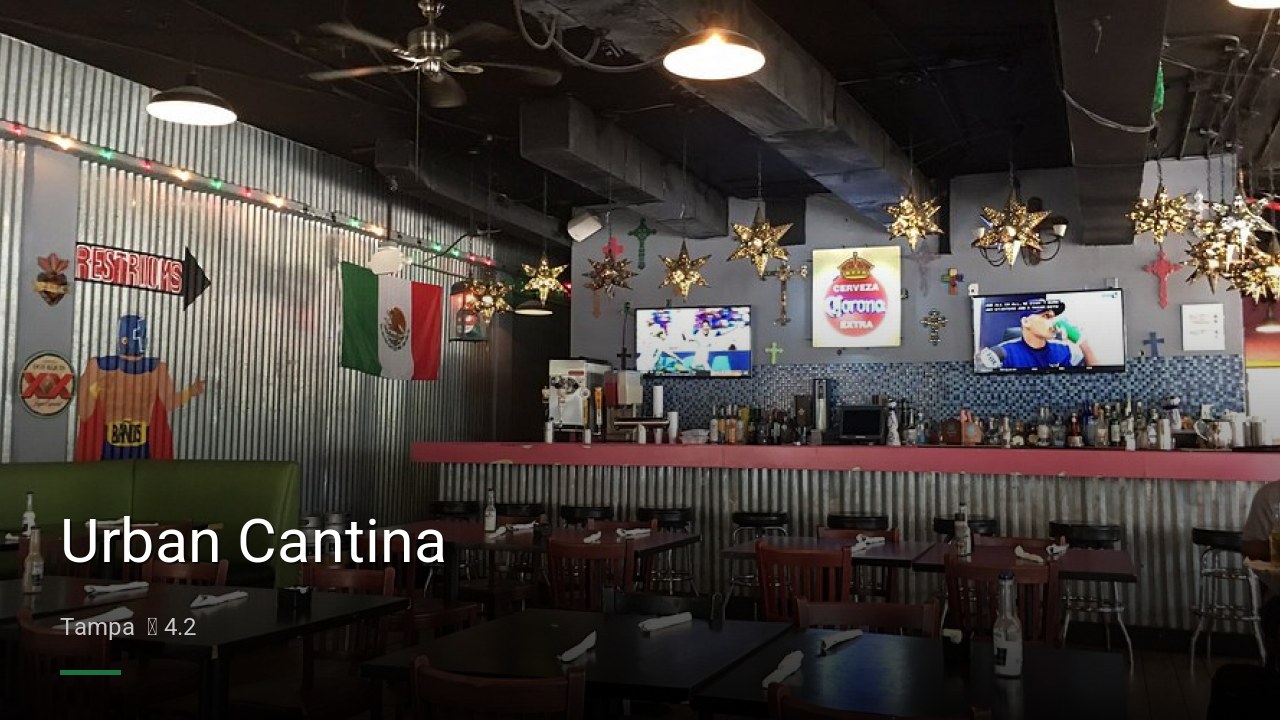 Urban Cantina - Sports Bars in Tampa