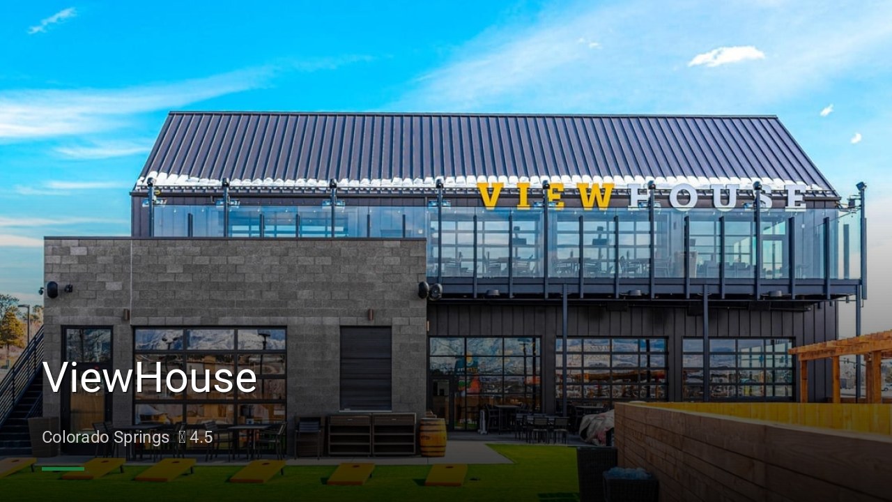 ViewHouse - Sports Bars in Colorado Springs